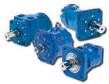 Hydraulic pumps and motors collage