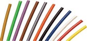 Multi-color fan of Synflex pneumatic air brake tubing